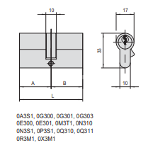 Cilindro A Profilo Europeo Astral Tekno Pro (0M3T1-10-0-12) - immagine 2