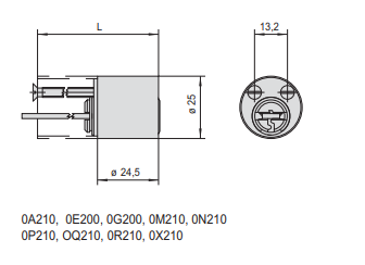 Cilindri Da Applicare C2000, Cilindro A Tubo ,(0G200-95-0) - immagine 2