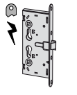 Elettroserratura Da Infilare Antipanico A Cilindro (13110-65-0) Ambidestra - immagine 2