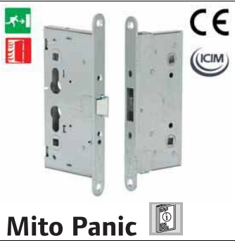 Elettroserratura Da Infilare Antipanico A Cilindro (13110-65-0) Ambidestra