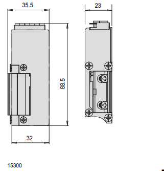 Incontri Elettrici Per Serrature Per Porte Blindate (15300-00-1) Mano Destra Interna - immagine 2