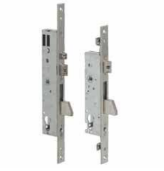 Elettroserratura Da Infilare A Catenaccio Basculante , A Cilindro , Per Montanti (16205-25-0) Ambidestra