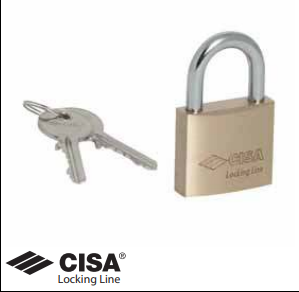 Lucchetto In Ottone Cisa  Linea Locking Line (21010-50)
