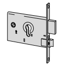 Serrature Da Infilare A Cilindro, Per Fasce H 82 (44120-60-0) - immagine 3