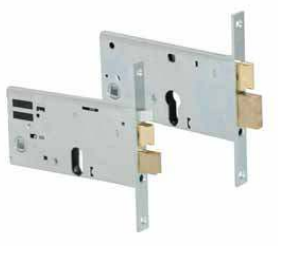 Serrature Da Infilare A Cilindro, Per Fasce H 77 mm (44360-70-0) Ambidestra