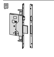 Serrature Da Infilare A Cilindro 3 Mandate (56255-60-0) Ambidestra - immagine 3