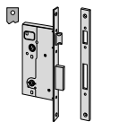 Serratura Da Infilare A Doppia Mappa A 2 Mandate (57211-40-0) Ambidestra - immagine 3