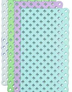 Tappetino Per Vasca In Gomma Antiscivolo Con Ventose cm.75,4x53