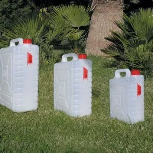 Bidone Polietilene Per Alimenti Eurotanica Colore Bianco