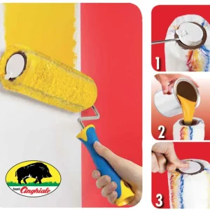 Rullo Con Serbatoio Roller In Tessuto Poliammide A Pelo Lungo S.262