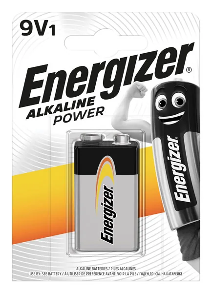 Energizer Batteria Alkaline Power Transistor 9V