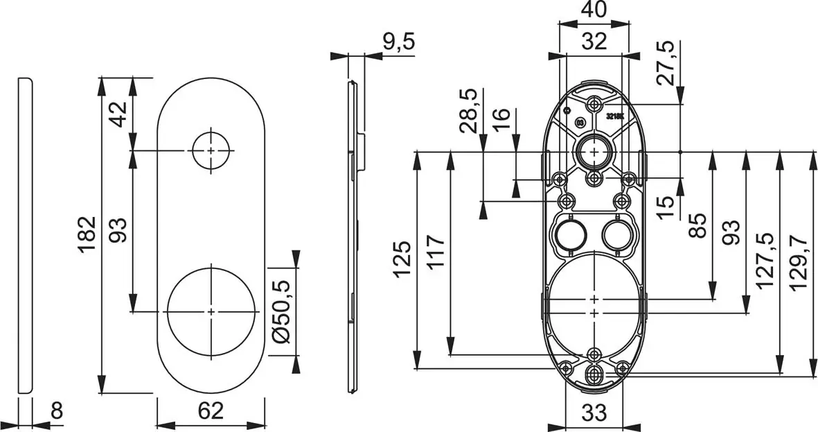 Placca Per Porte Di Ingresso Foro Defender - immagine 5