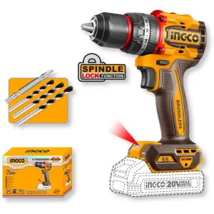 Trapano A Percussione 20V Compact Brushless 55N.m Nudo