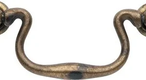 Maniglia In Ottone Finitura 115 Patinato Pulito