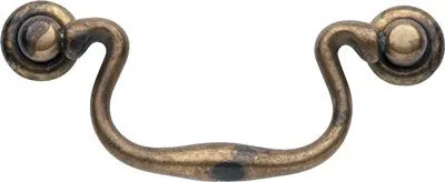 Maniglia In Ottone Finitura 115 Patinato Pulito