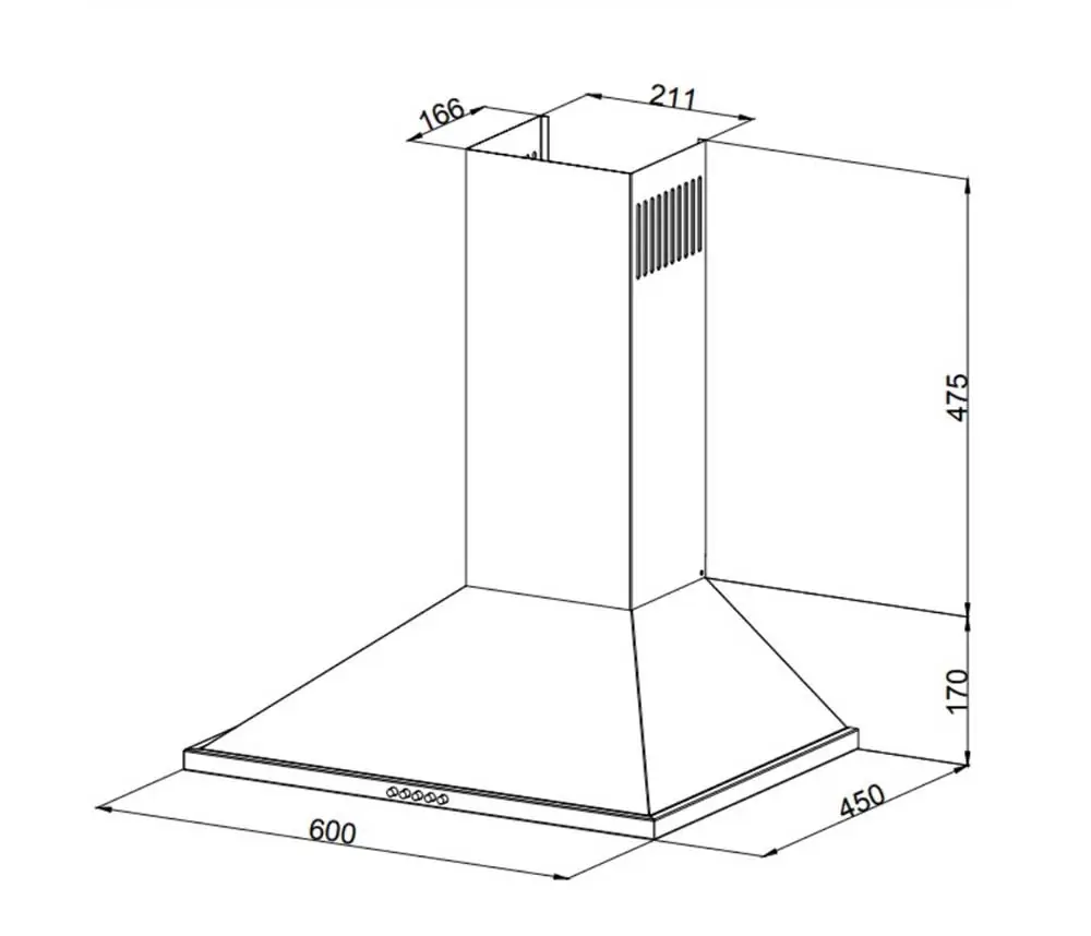 Cappa Cucina Eolo 60cm - immagine 4