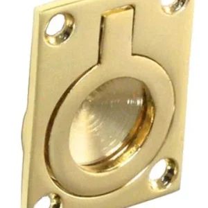Maniglia Ad Anello 32mm. Oro Lucido