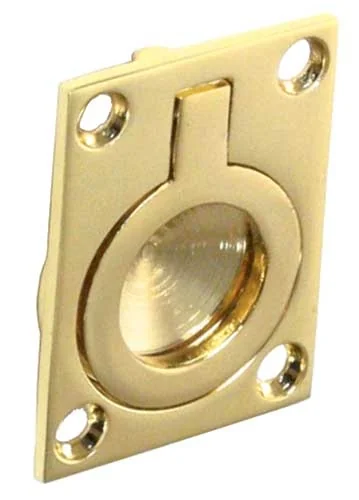 Maniglia Ad Anello 32mm. Oro Lucido