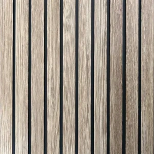 Pannello Murale In PVC Doghe In Legno cm.280x60x1,3