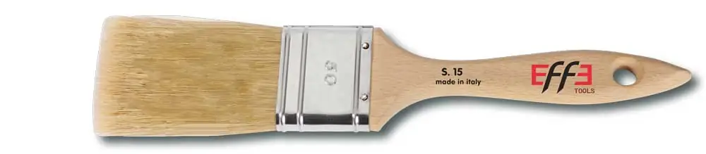 Pennellesse Setola Bionda Lunga Con Manico In Legno