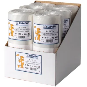 Bobinetta Foglia Polietilene mt.4x10 trasp