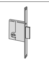 Serrature Da Infilare A Doppia Mappa Cisa E40 (57223-40) Ambidestra - immagine 2