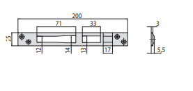 Contropiastra  Per Serrature Elettriche (06462 01 0) Ambidestra