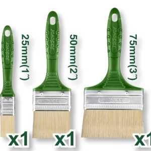 Set 3 Pennelli Setola Bionda