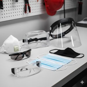 Mascherine E Occhiali Protettivi
