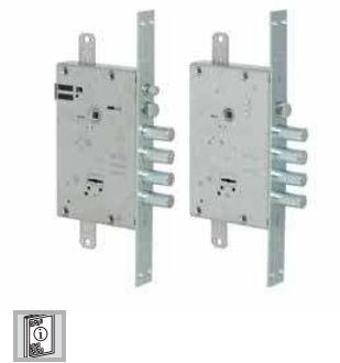 Serratura Da Infilare A Doppia Mappa (B7535-28-0) Ambidestra