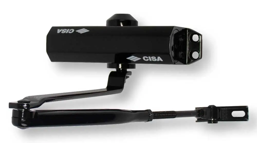 Chiudiporta Senza Arresto Nero Serie 604 '60470'