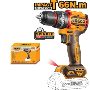 Trapano A Percussione 20V Compact Brushless 66N.m Nudo