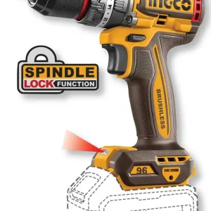 Trapano A Percussione 20V Compact Brushless 96N.m Nudo