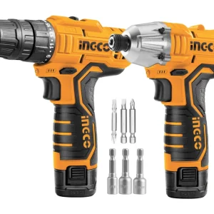 Set Trapano+Avvitatore Ad Impulsi 12V