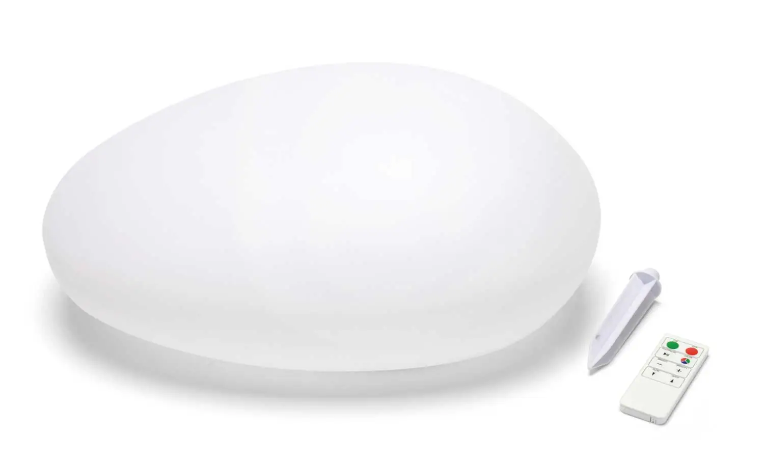 Sasso Led RGB Ricarica Solare Diametro cm 40x30x15 Modello Solar Stone