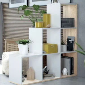 Libreria Box 108x28x110h Bianco Canadian