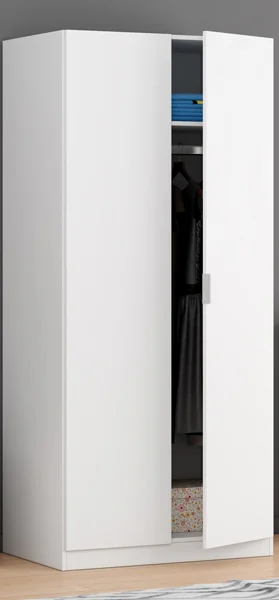 Armadio 2 Ante 81x52x180h Bianco