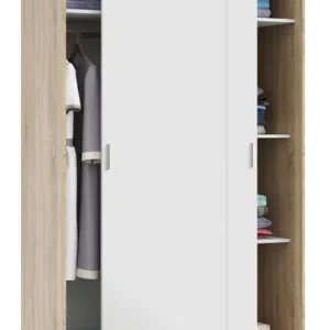 Armadio 2 Ante Scorrevoli 120x50x200h Canadian Bianco