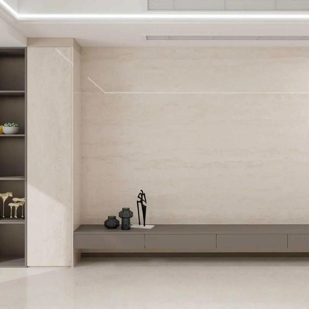 Pannello Murale In UV Effetto Cemento Materico cm.120x60x0,3