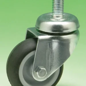 Ruota In Nylon/Gomma Con Perno Girevole