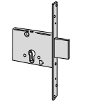 Serratura Da Infilare A Cilindro (56013-70-0) Ambidestra - immagine 3