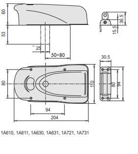 Elettroserratura Da Applicare A Cilindro - ELETTRIKA (1A731-00-0) - immagine 4