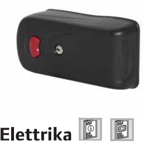 Serratura Da Applicare A Cilindro (1A610-00-0) Ambidestra