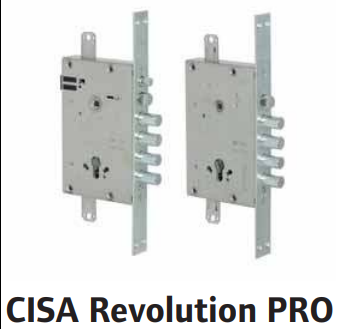 Serratura Da Infilare Cisa Revolution Pro (56535-28-B) Mano Sinistra