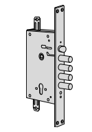 Serratura Da Infilare Cisa Revolution Pro (56535-28-B) Mano Sinistra - immagine 3
