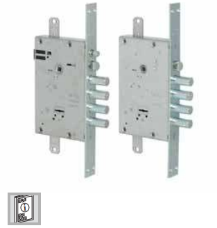 Serratura Da Infilare A Doppia Mappa (57535-88-0-00HR) Ambidestra