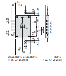 Serrature Da Applicare Cisa Revolutio Pro (B6515-58-B-00DH) Mano Sinistra - immagine 2