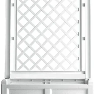 Fioriera Separè In Plastica Con Spalliera cm.80