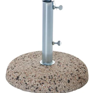 Base Per Ombrelloni A Palo In Cemento/Ghiaia 35kg Per Pali Ø 38/48MM