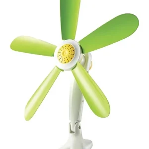 Ventilatore Clip Tavolo/Parete Margarita 5 Pale Flessibili D.cm.42